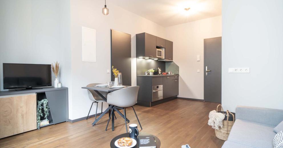 Choose Excellence: Studio Apartment for Rent in Essen with the City Pop Brand